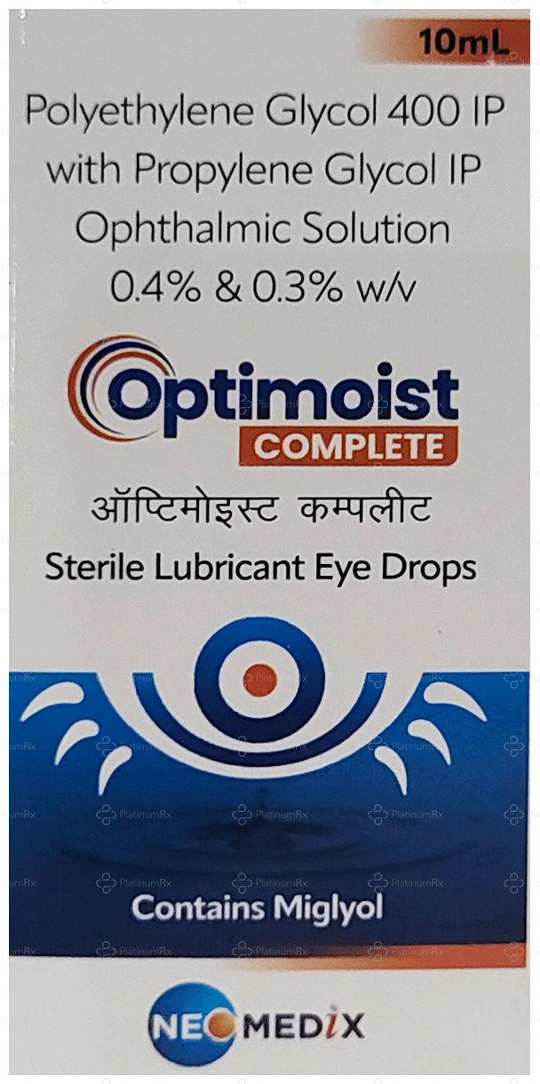 Optimoist Complete Sterile Lubricant Ophthalmic Solution 10ml