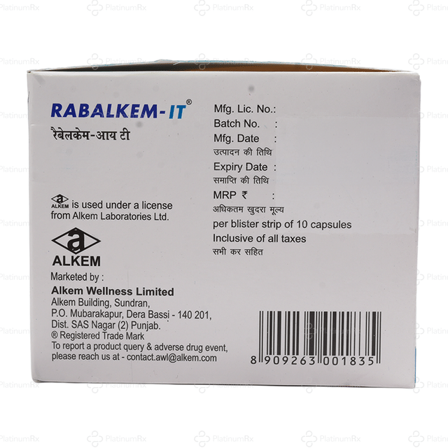 Rabalkem IT 20/150mg Capsule PR 10s