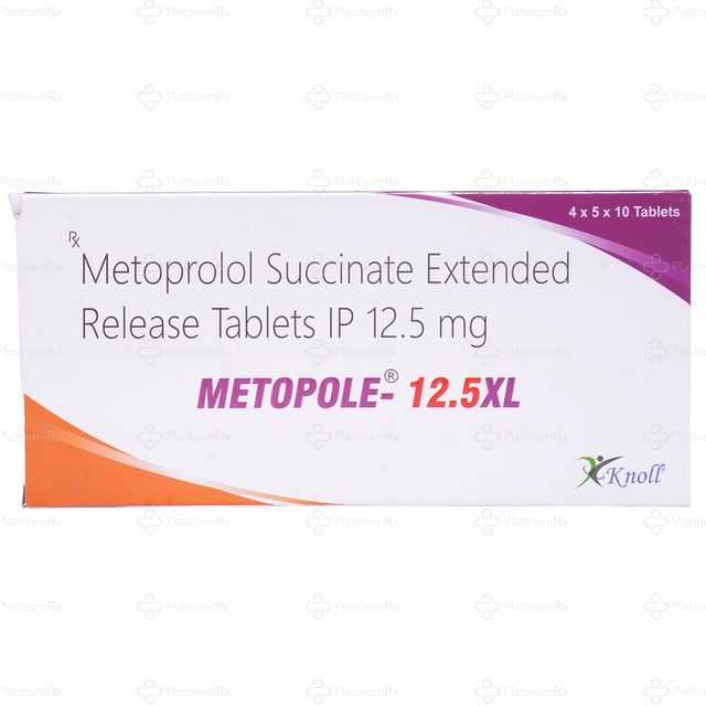 Metopole 12.5mg XL Tablet ER 10s