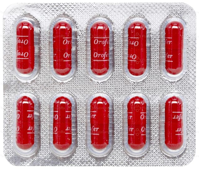 Orofer 550mcg/100mg Capsule 10s