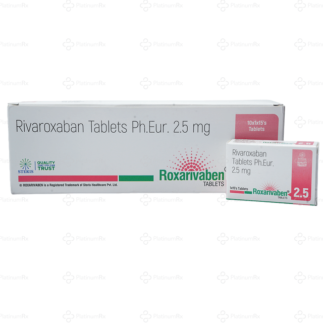 Roxarivaben 2.5mg Tablet 15s