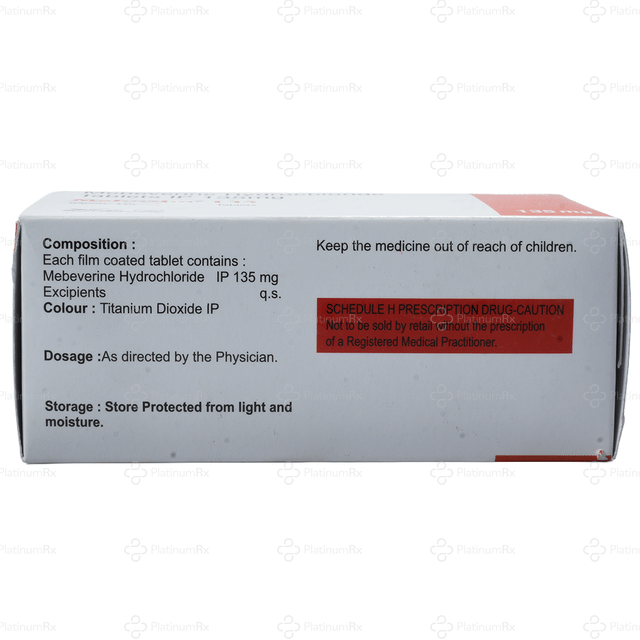 Mebastar 135mg Tablet 10s