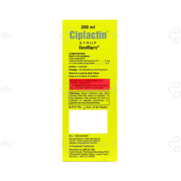 Ciplactin 2mg Syrup 200ml