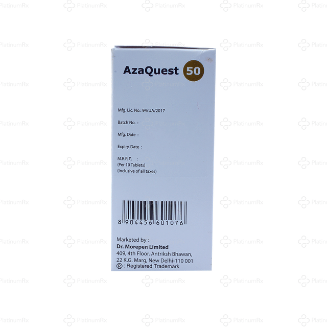 Azaquest 50mg Tablet 10s