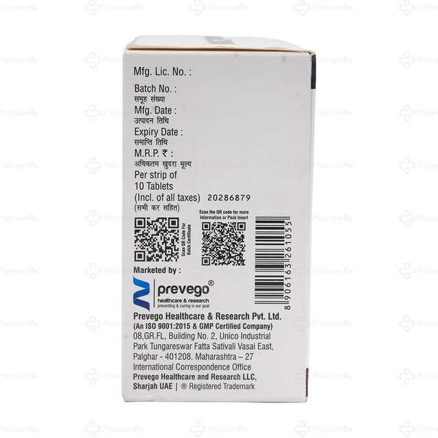 Rovasday EZ 10/10mg Tablet 10s