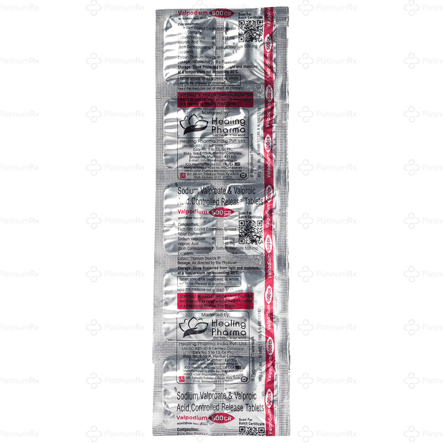 Valpodium 500mg Tablet CR 10s