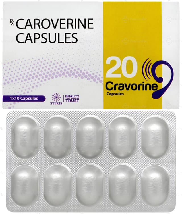 Cravorine 20mg Capsule 10s