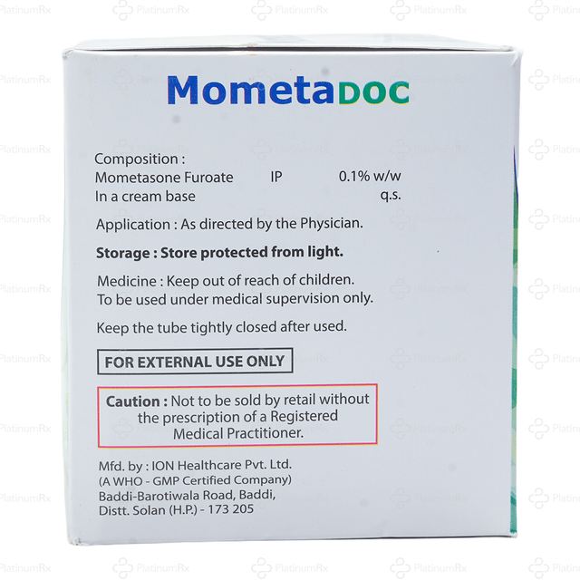 Mometadoc 0.1% Cream 10gm