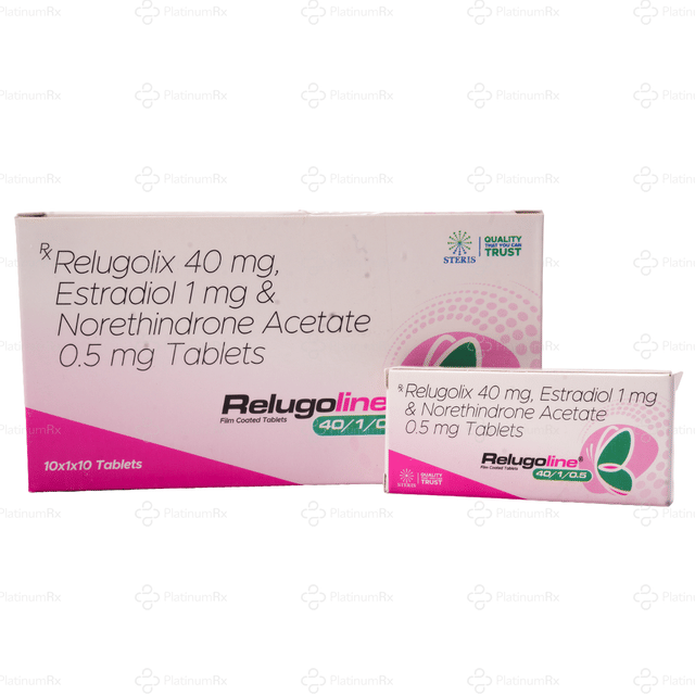 Relugoline 1/0.5/40mg Tablet 10s