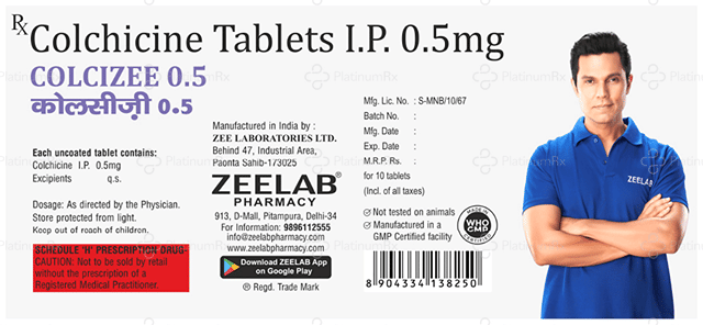 Colcizee 0.5mg Tablet 10s