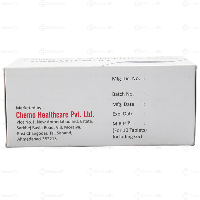 Gabakem AT 10/300mg Tablet 10s