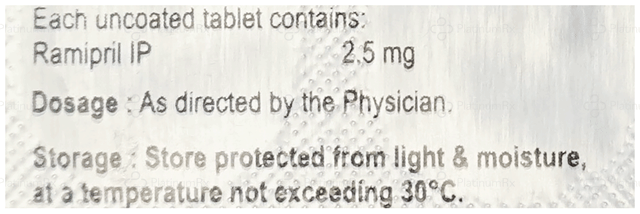 RAMIeco 2.5mg Tablet 15s