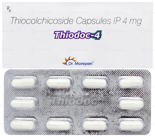 Thiodoc 4mg Capsule 10s