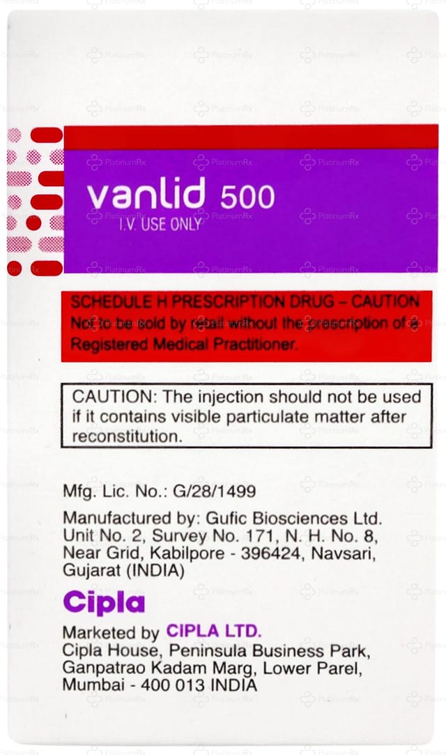Vanlid 500mg Infusion 10ml