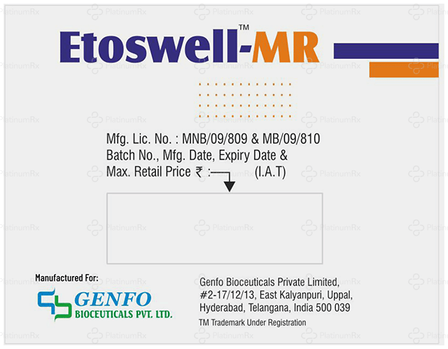 Etoswell MR 60/4mg Tablet 10s