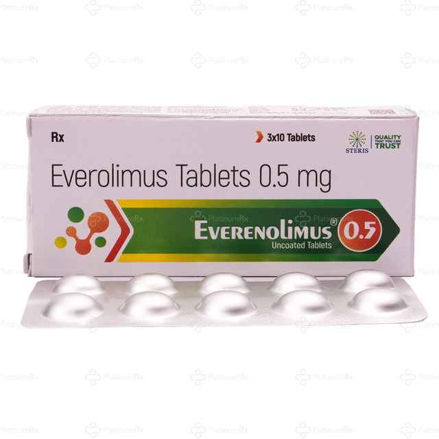 Everenolimus 0.5mg Tablet 10s