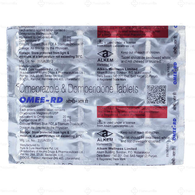 Omee RD 10/20mg Tablet 20s