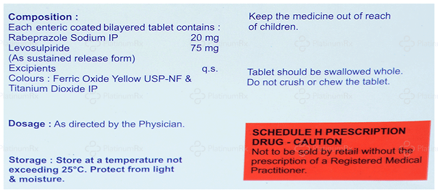 Zelrab L 75/20mg Tablet SR 10s