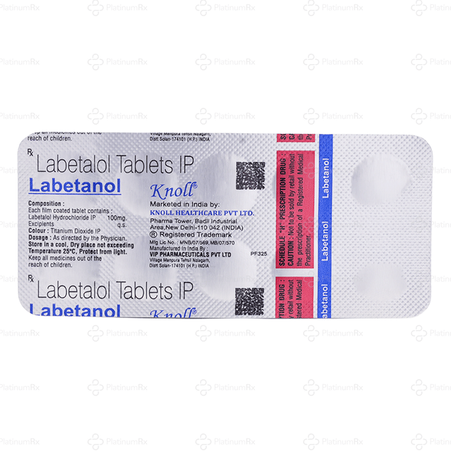 Labetanol 100mg Tablet 10s