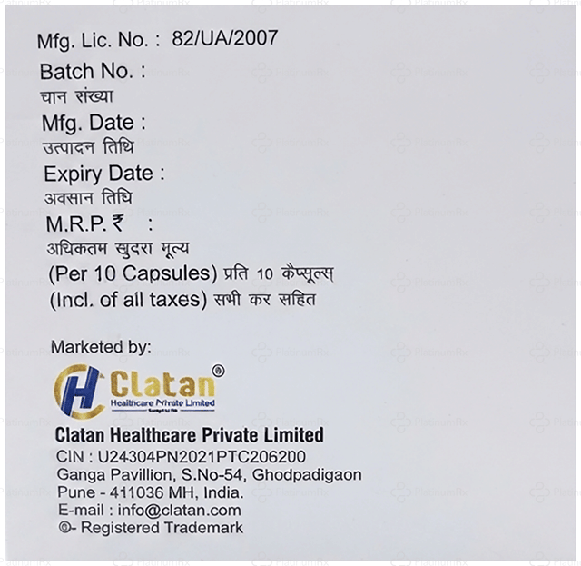 Clatocid DSR 30/40mg Capsule PR 10s
