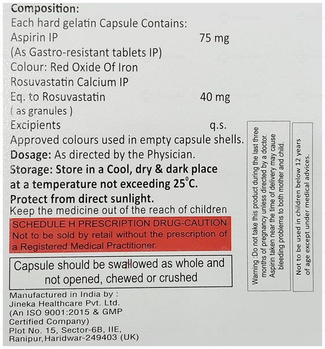 Rosutrack A 75/40mg Capsule 10s