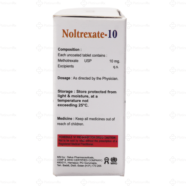 Noltrexate 10mg Tablet 10s