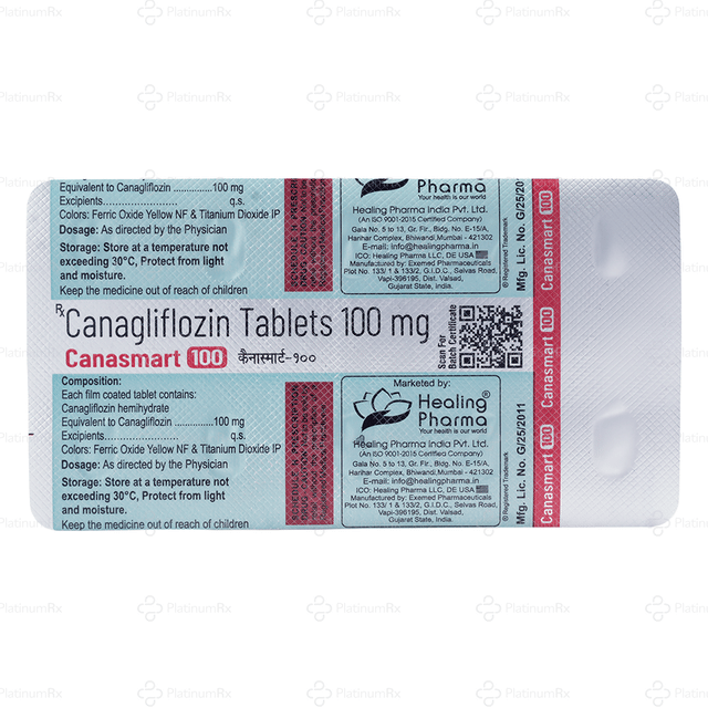 Canasmart 100mg Tablet 10s