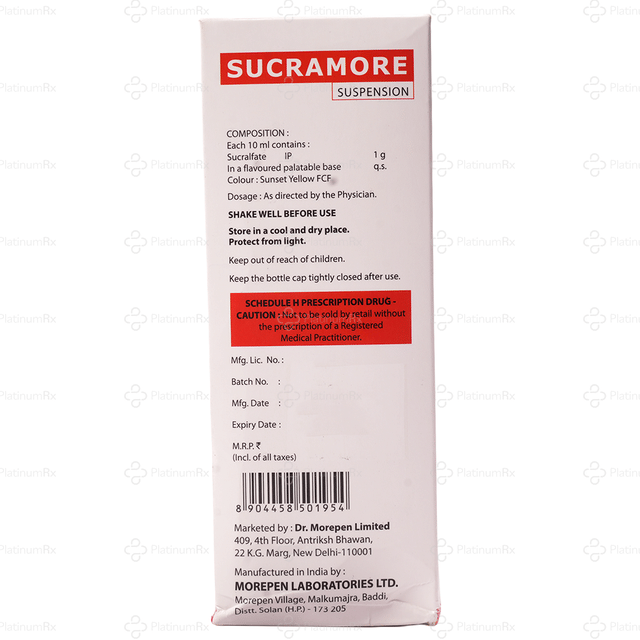 Sucramore 1000mg Mango Flavour Suspension 200ml