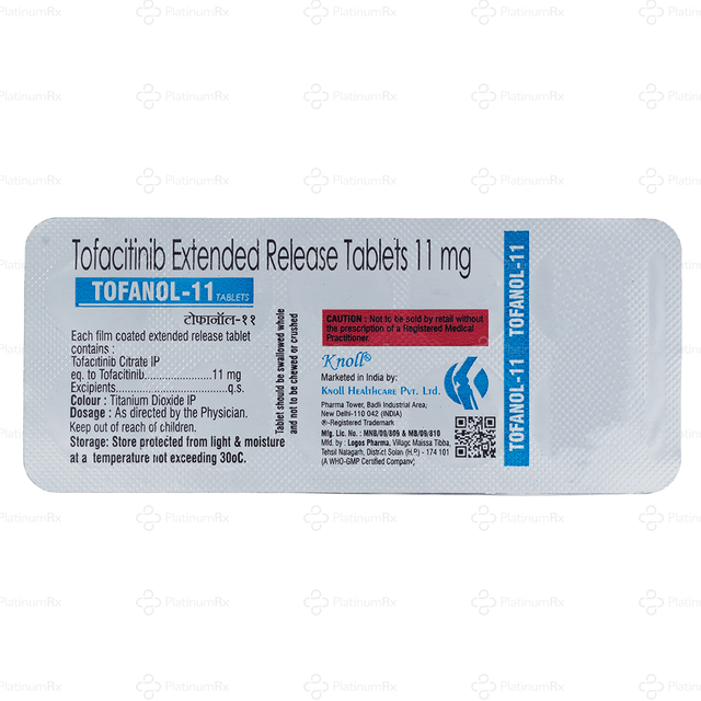 Tofanol 11mg Tablet ER 10s