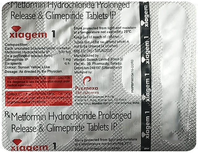 Xiagem 1/500mg Tablet PR 15s