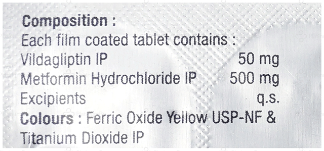 VILDAeco M 500/50mg Tablet 15s