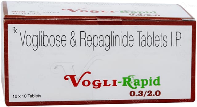 Vogli Rapid 0.3/2mg Tablet 10s