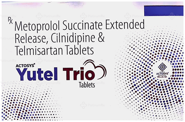 Yutel Trio 10/47.5/40mg Tablet ER 15s