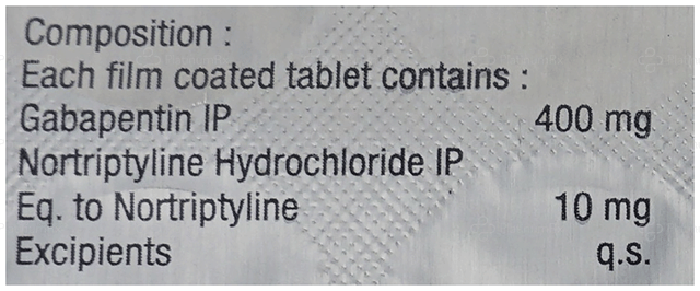 GABAeco NT 400/10mg Tablet 15s