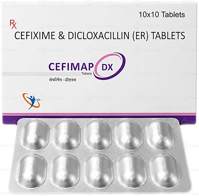 Cefimap DX 200/500mg Tablet ER 10s