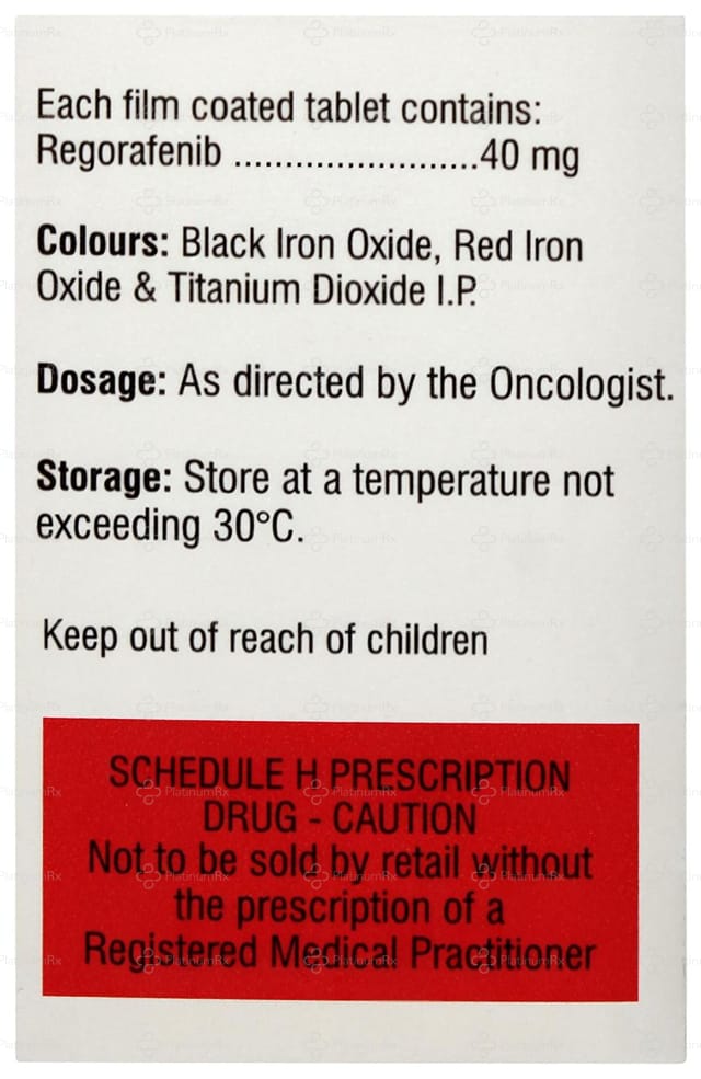 Regonat 40mg Tablet 28s