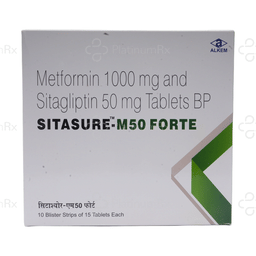 Sitasure M 50/1000mg Forte Tablets 15s