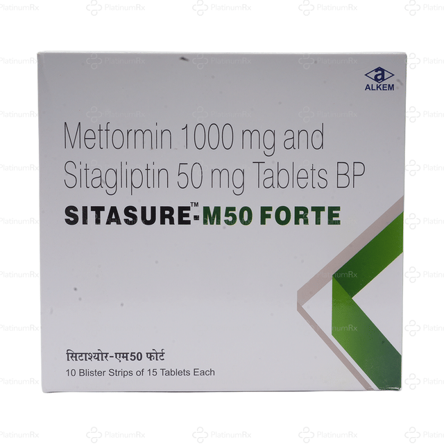 Sitasure M 50/1000mg Forte Tablets 15s
