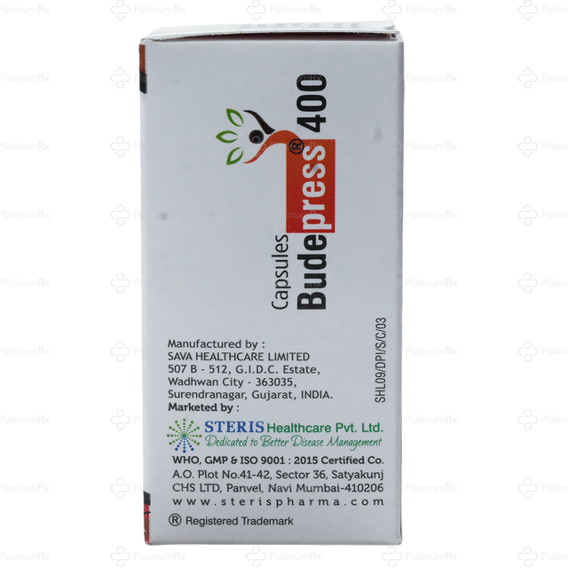 Budepress 6/400mcg Capsule 30s