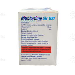 Nitrofortime SR 100mg Tablet 15s