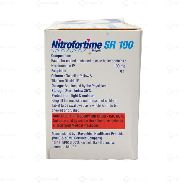 Nitrofortime SR 100mg Tablet 15s