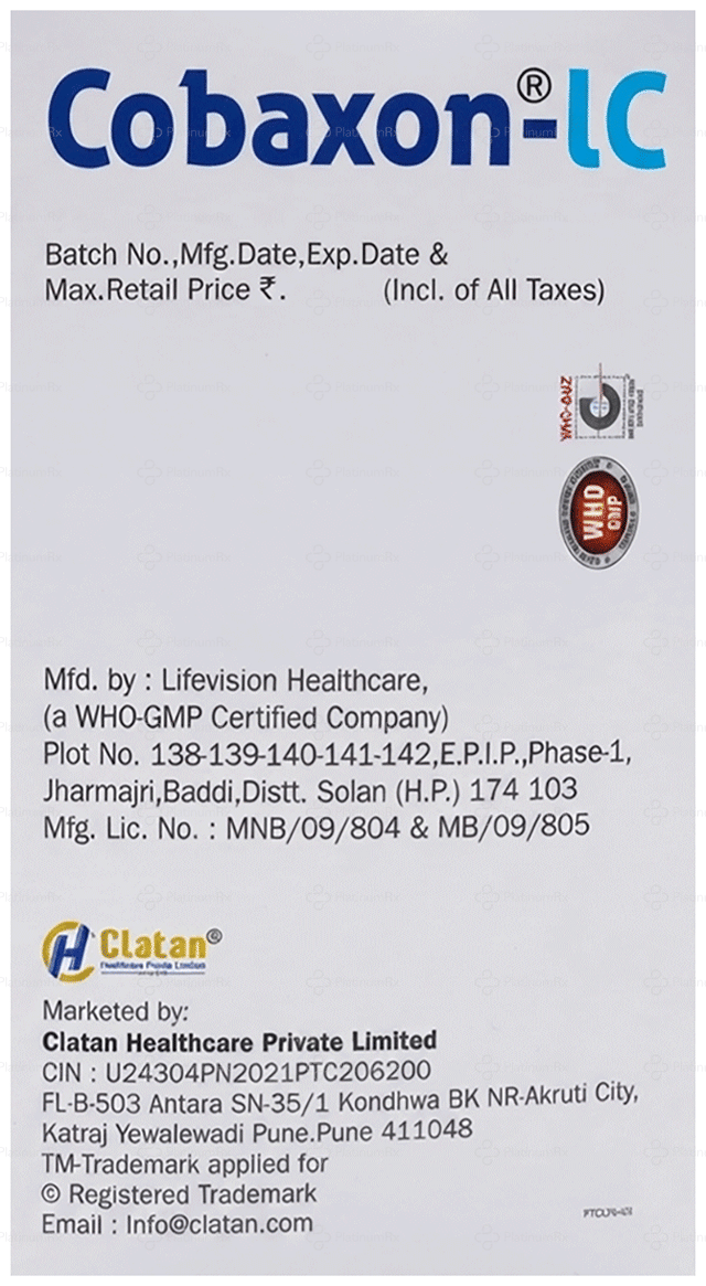 Cobaxon LC Tablet 10s
