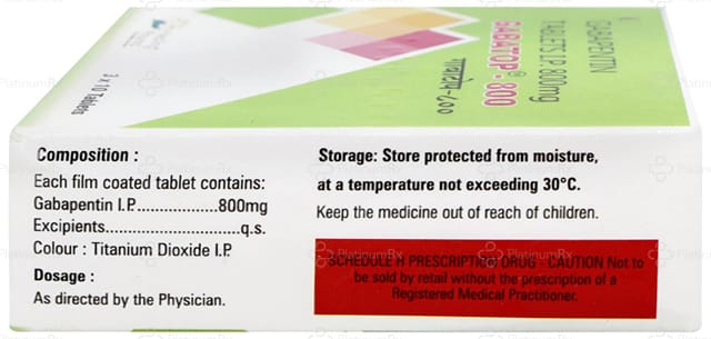 Gabatop 800mg Tablet 10s