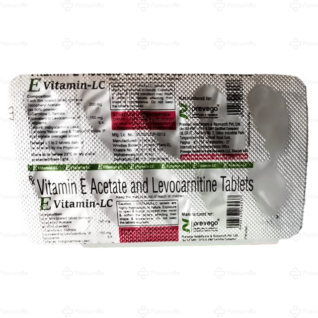 E Vitamin LC Tablet 10s