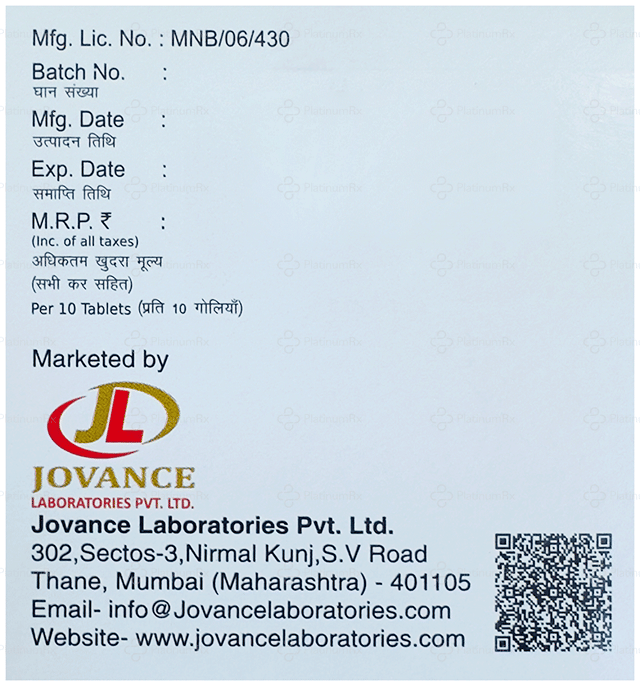 Jortinerve NT 400/10mg Tablet 10s