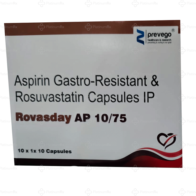 Rovasday AP 10/75mg Capsule 10s