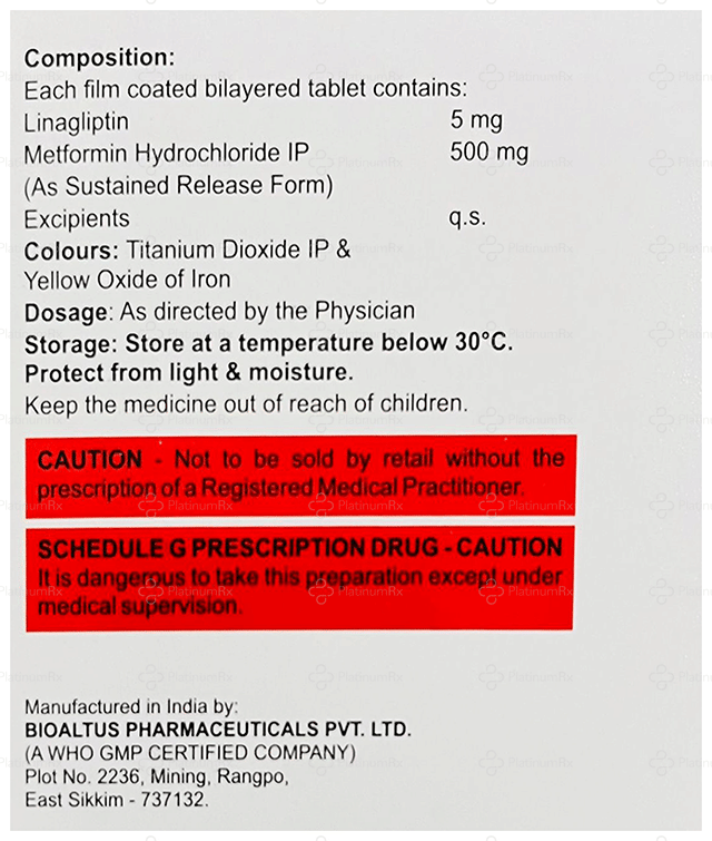 Carfolina M 500mg Tablet 15s