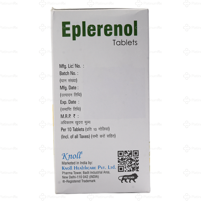 Eplerenol 50mg Tablet 10s