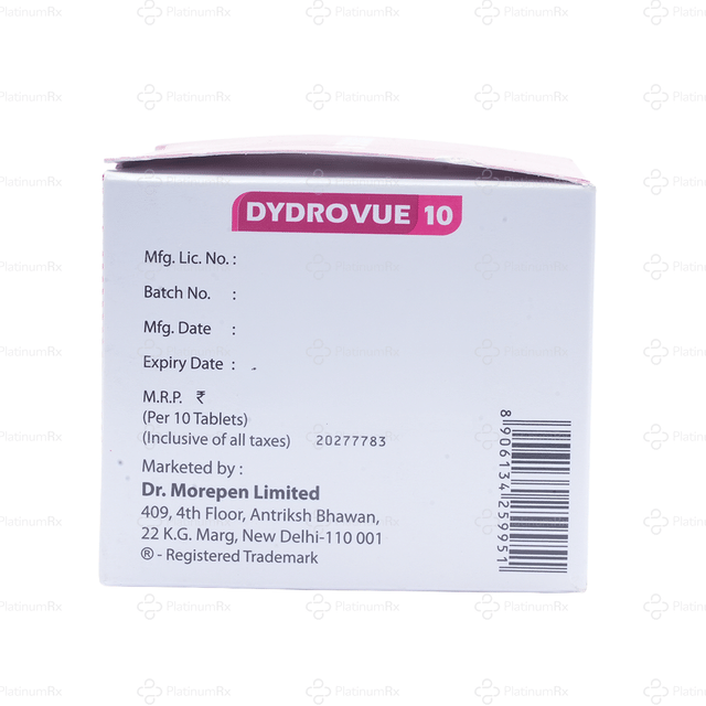Dydrovue 10mg Tablet 10s