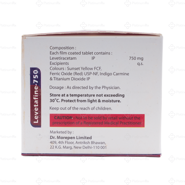 Levetafine 750mg Tablet 10s